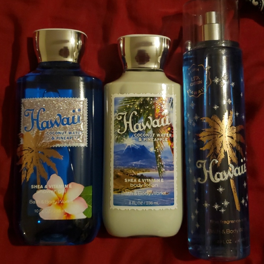 NWT BBW HAWAII 3 PIECE SET LE